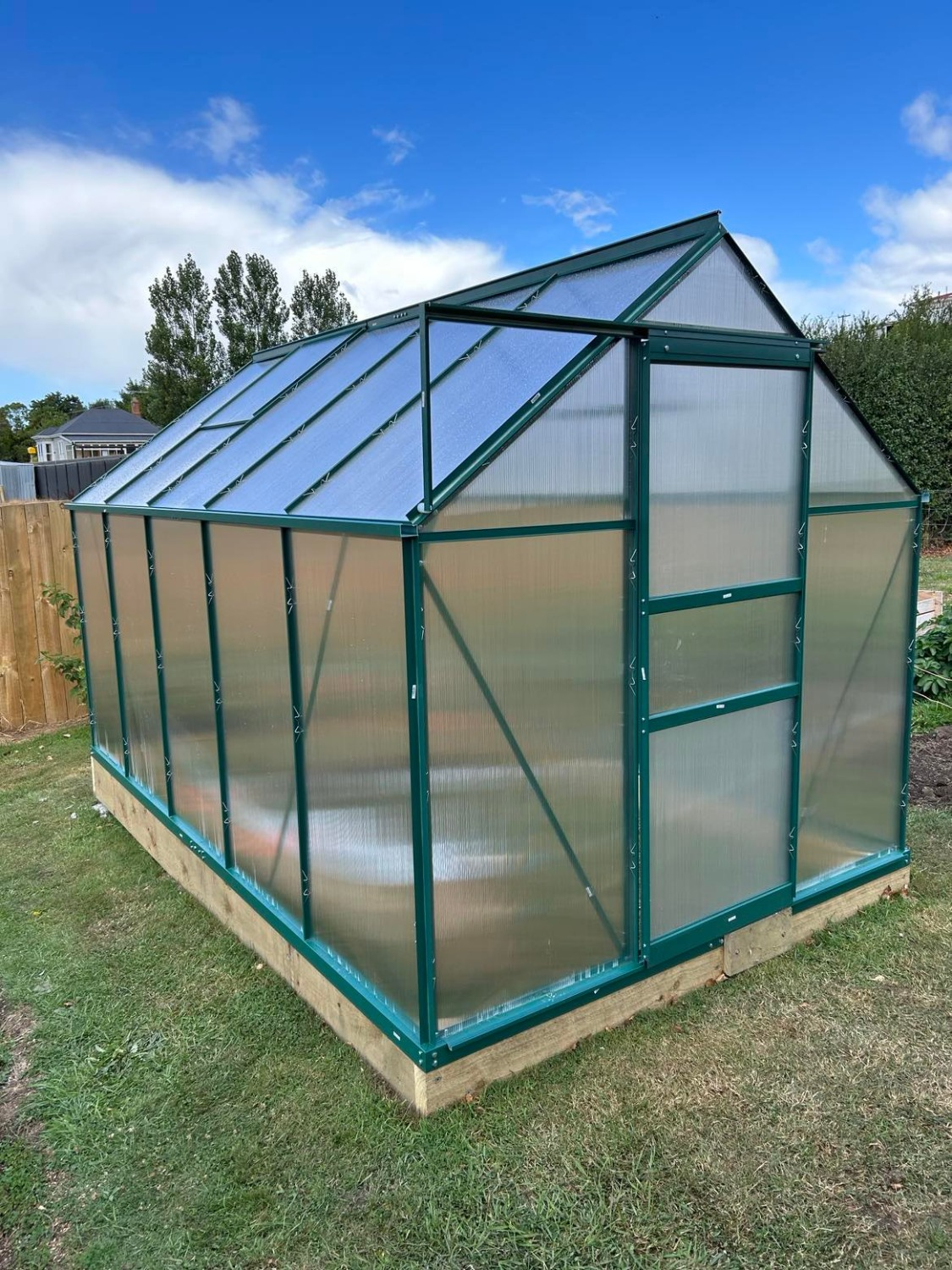 Greenhouse 6x8ft built by Rose Dunn