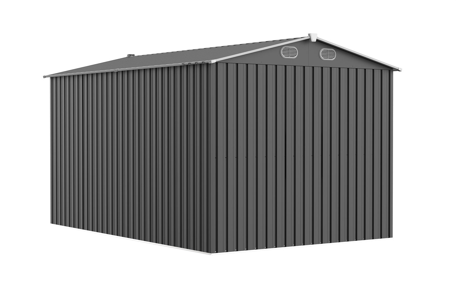 Garden Shed 12 x 8ft Shadow Grey – Bargain Backyard