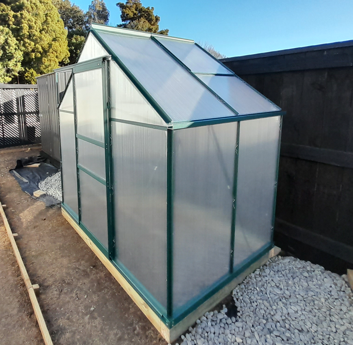 Greenhouse 6x4ft built by Ross Whittaker