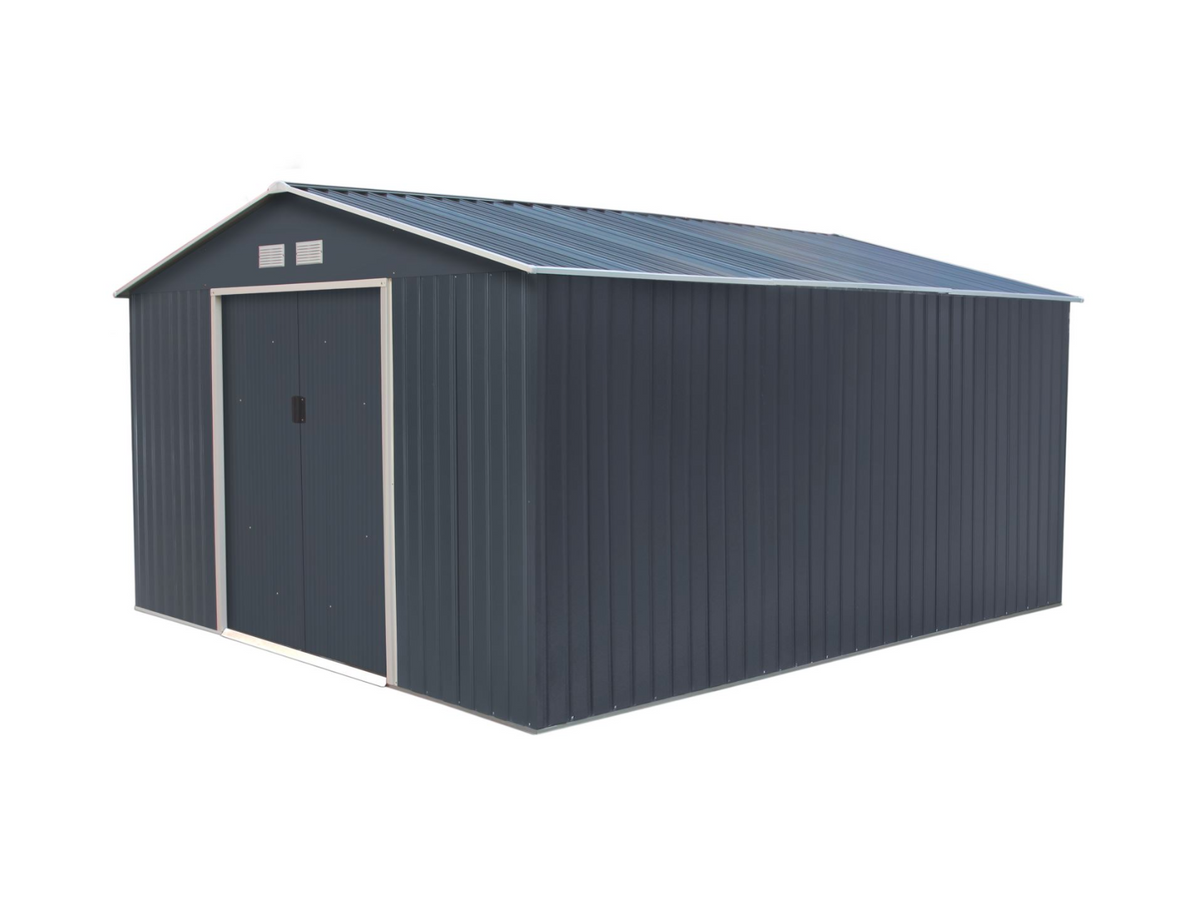 Garden Shed 11 x 10ft Cold Grey – Bargain Backyard